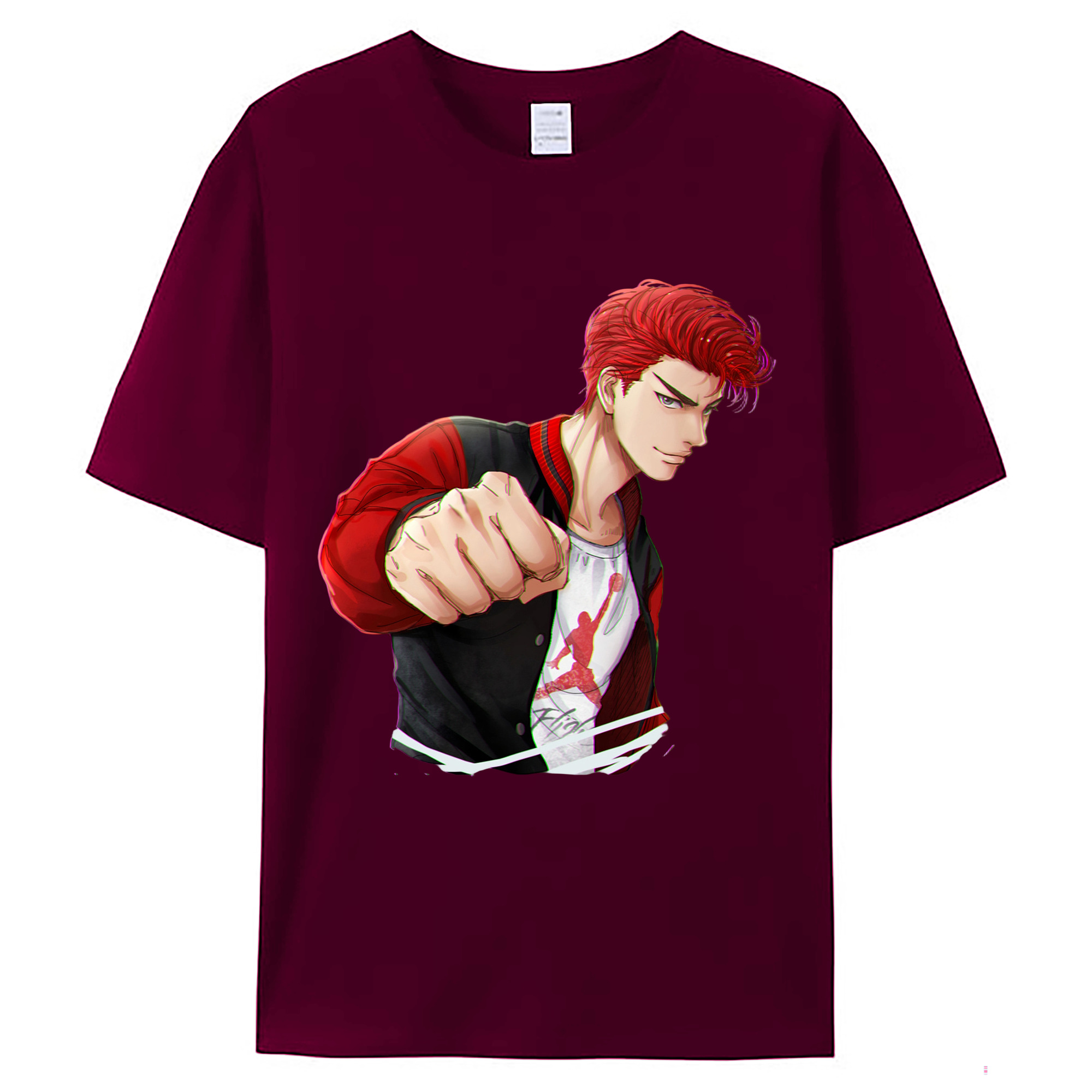 （画像用） SLAM DUNK／スラムダンク レディースカジュアルプリントTシャツ（綿100％）
